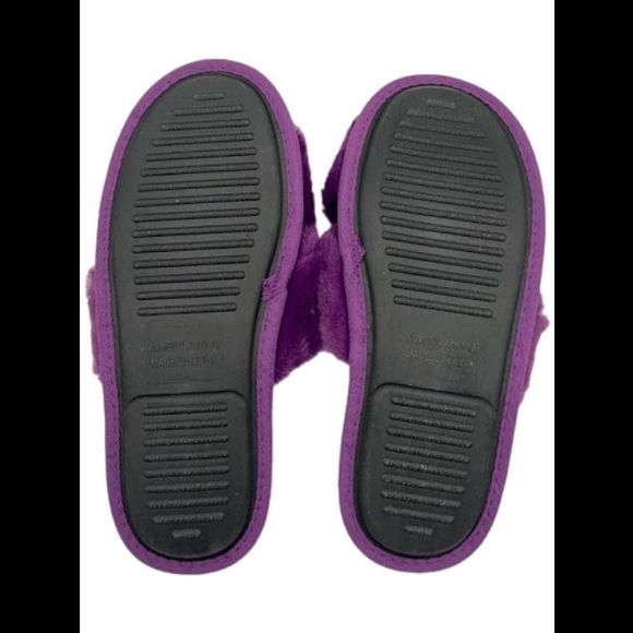 NFL Women's Fur Cross Team Slippers Vikings - - Picture 2 of 2